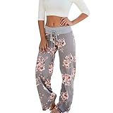 Langes umsäumtes Kordelzug breites Bein der Frauen zufälliger Verband keucht Hosen Damenmode Damen Hose Jogginghose Lang Sweathose - Sporthose Trainingshose Running Gym Pants