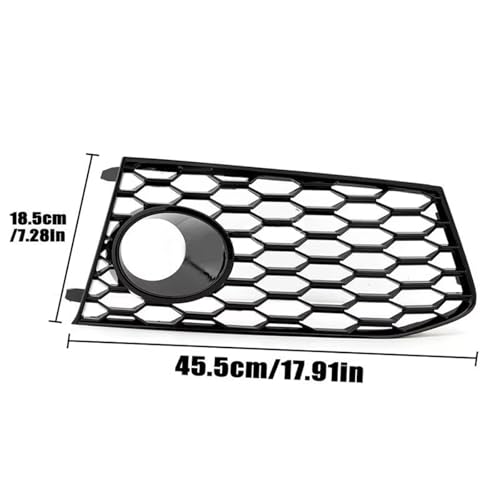 Couvercle de grille de phare antibrouillard pour RS6 2012-2018 ABS