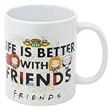 Taza de cerámica de sublimación de 325 ml en caja de Friends