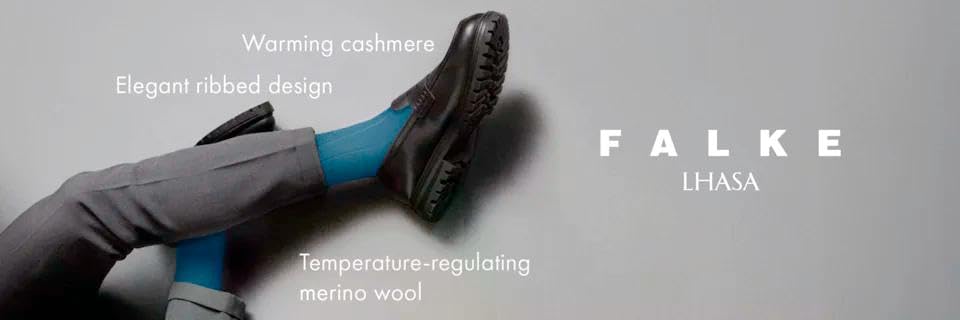 FALKE Herren Lhasa Rib Socken Wolle Kaschmir atmungsaktiv klimaregulierend – Ansicht 6