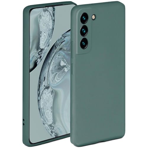 Coque souple en silicone OneFlow double couche bleu pétrole mat antichoc écran