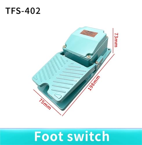 Interrupteur à pédale TFS-402 à réinitialisation automatique robuste