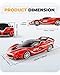 BEZGAR Remote Control Ferrari Car - 1:24 Scale Ferrari Electric Sport Racing Toy Car Model Vehicle, 2.4Ghz Licensed Red RC Car Series for Adult, Girls, Boys Age 8 9 10 11 12 Years Holiday Ideas Gift