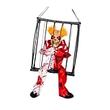 Décoration d'Halloween : Ce prisonnier parlant effrayant est idéal pour décorer l'intérieur et l'extérieur d'Halloween. Vous pouvez le placer dans une entrée, une maison, un bar, un karaoké, un jardin, etc.