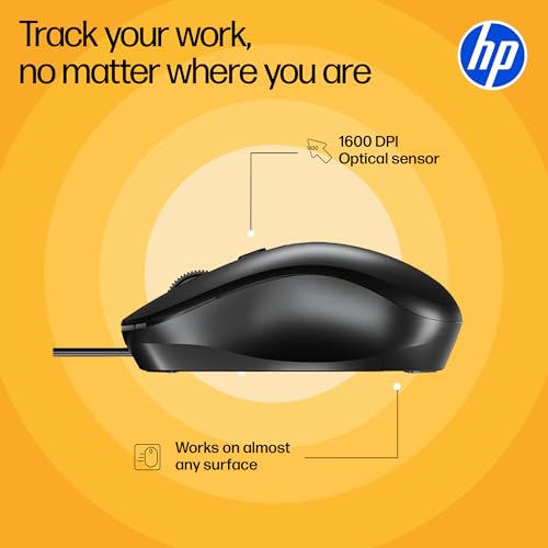 HP Store HP KM190 Wired Mouse and Keyboard Combo - Image 6