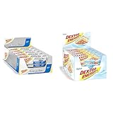 Dextro Energy Energy Bar -Vanille - 24x50g - Kohlenhydrat Boost Riegel mit Magnesium und Nährstoffen & Müsliriegel - kohlenhydratreicher Riegel- Joghurt - 25 x 35 g