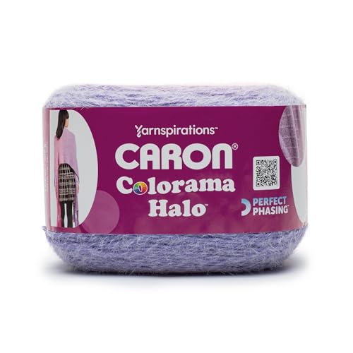 Caron Colorama Halo Perfect Phasing Ombre Yarn Cake, Lavender Punch, 1-Pack