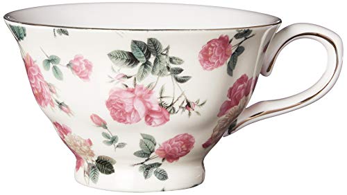 Gracie China by Coastline Imports Pink Rose Bouquet Rose Chintz 11-Piece Tea Set - Thumbnail 4