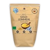 800 g BIOLAND Leinsamenmehl GOLD | aus 100% deutscher, goldener Leinsaat |...
