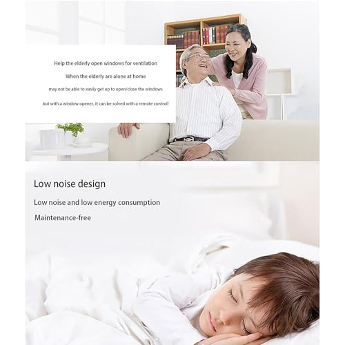 Automatismo de ventana para zonas altas con cadena ajustable de 24 V 3