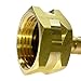 VIS Brass Garden Water Hose Pipe Connector Swivel Fitting 3/8