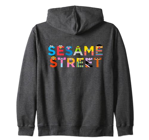 Gilet zippé Sesame Street avec capuche pour contrer le froid