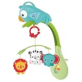Fisher-Price Móvil musical 3 en 1, juguete de cuna con mús