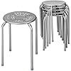 Amazon.com: POWERSTONE Stackable Stools 6 Pack, Portable Metal Stacking ...