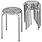 Amazon.com: POWERSTONE Stackable Stools 6 Pack, Portable Stacking Bar ...