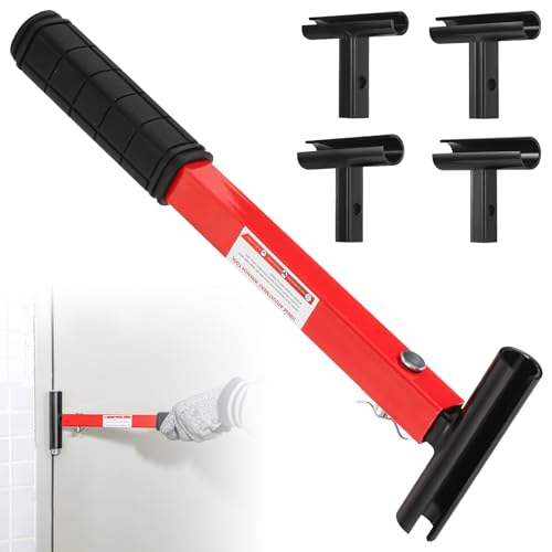 IRONWALLS Door Hinge Adjustment Tool, 14-25mm 4 in 1 Hinge Gap Adjusting Wrench Kit for Residential and Commercial Doors, Heavy Duty Steel Door Hinge Bender Wrench, Hinge Repair Tool by IRONWALLS - Used condition - US$16.42