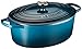 Produktbild Le Creuset 21178336422430 Bräter Signature oval 33 cm Deep Teal, Gusseisen