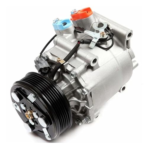 Compresor de aire acondicionado (A/C) Bomba de refrigeración TRSA09 PV6 Compatible con Honda Civic 1.7L L4 1.7 38810PLMA11 38810PLMA12 38810PRA006