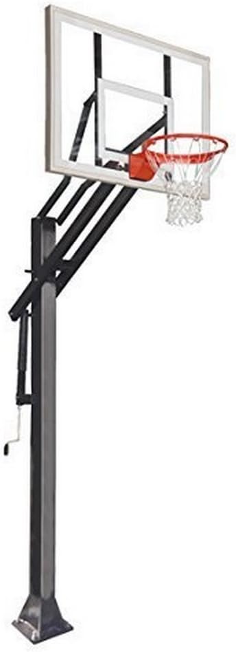 Game Changer GC55-MD 36"X54" Tempered Glass Basketball Hoop, Black