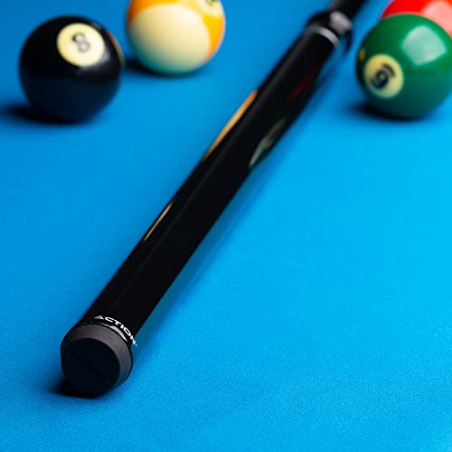 Taco de billar Action Break Cue negro manchado 2 piezas miniatura 5