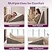 Wedge Pillow with Foam Top for Sleeping,Reading and Rest, 8 Inch Elevated Support Triangle Bed Pillow for Legs and Back Support with Washable Cover
