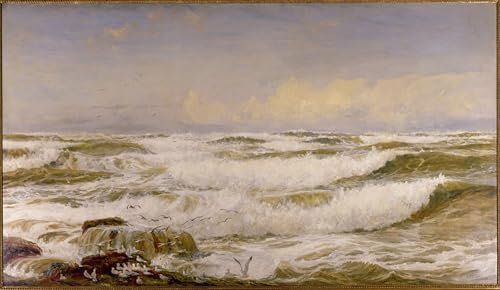 Toile Toile Peinture Murale William Lionel Wyllie Impression Grand Format pour Salon 60x90cm