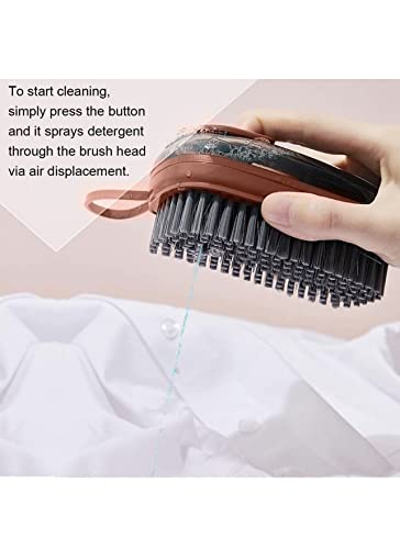 Multifunctional Scrubbing Brush Easy To Grip Household Cleaning Brushes Reusable Soft Laundry Clothes And Shoes Scrubbing Brush (Blue) #TOP3