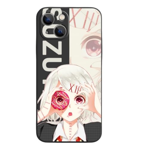 東京喰種 スマホケース iPhone16用のケース iPhone16plus 金木研 アイフォンケース 携帯電話ケース TPU素材 アイフォン13 携帯カバー 防塵 軽・薄型 多機種対応 記念品 贈り物 誕生日