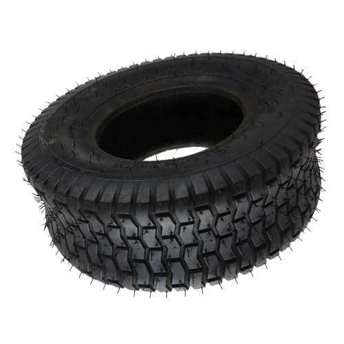 KIMISS Neumáticos 13x5.00-6 para Go Kart y Cortacésped, 4 Capas Resistente 440lbs, Tubeless para Tractor Jardín, Uso en Mower y Kart