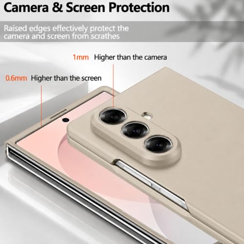 Image of TechTrendz Hard PC Ultra Slim Matte Case for Samsung Galaxy Z Fold 8 Ultra,Shockproof Anti Scratch Protective Cover with Wireless Charging Compatible with Z Fold 8 Ultra 5G (Titanium Gray)