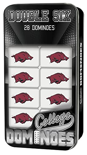 MasterPieces Juego de Dominó Arkansas Razorbacks 28 Piezas miniatura 2