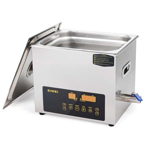 EIWEI 10L Ultrasonic Cleaner with Heater & Timer