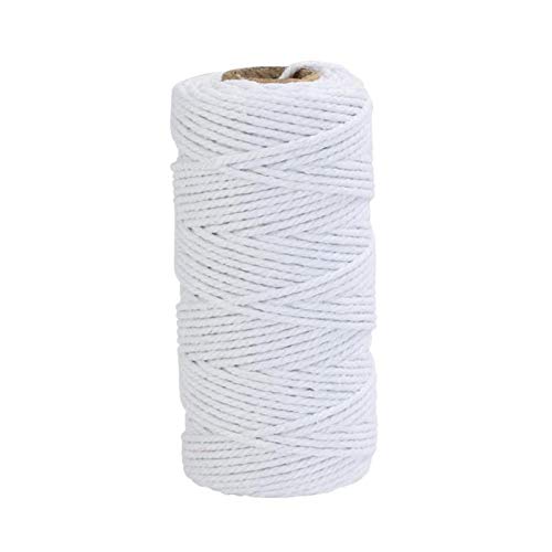 Zkenshan-Natural Jute Twine 100m/roll Retro Natural Hemp Rope Burlap String Wrapping Cords Thread Tying Thread Macrame, Natural Jute Fiber (Color : A 01)