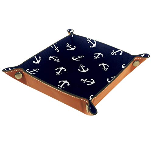 Bandeja de Valet, colección de Cuero de PU, Organizador de bandejas, 