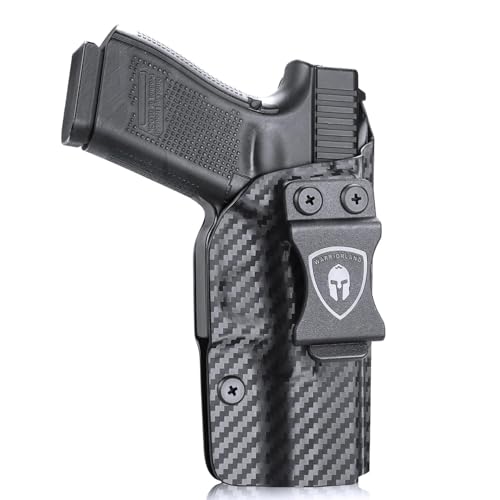WARRIORLAND IWB Carbon Fiber Kydex Holster, Glock 17 19 19X