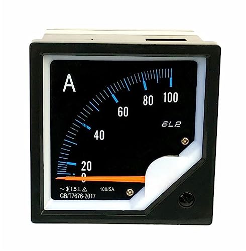 Ampèremètre analogique 6L2-A AC 400A cadran 80x80mm pour tableau électrique - 2
