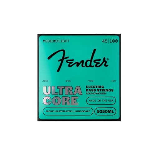 Fender �t�F���_�[ 9250ML UltraCore 9250 Roundwound Bass Strings 45-100 �G���L�x�[�X��