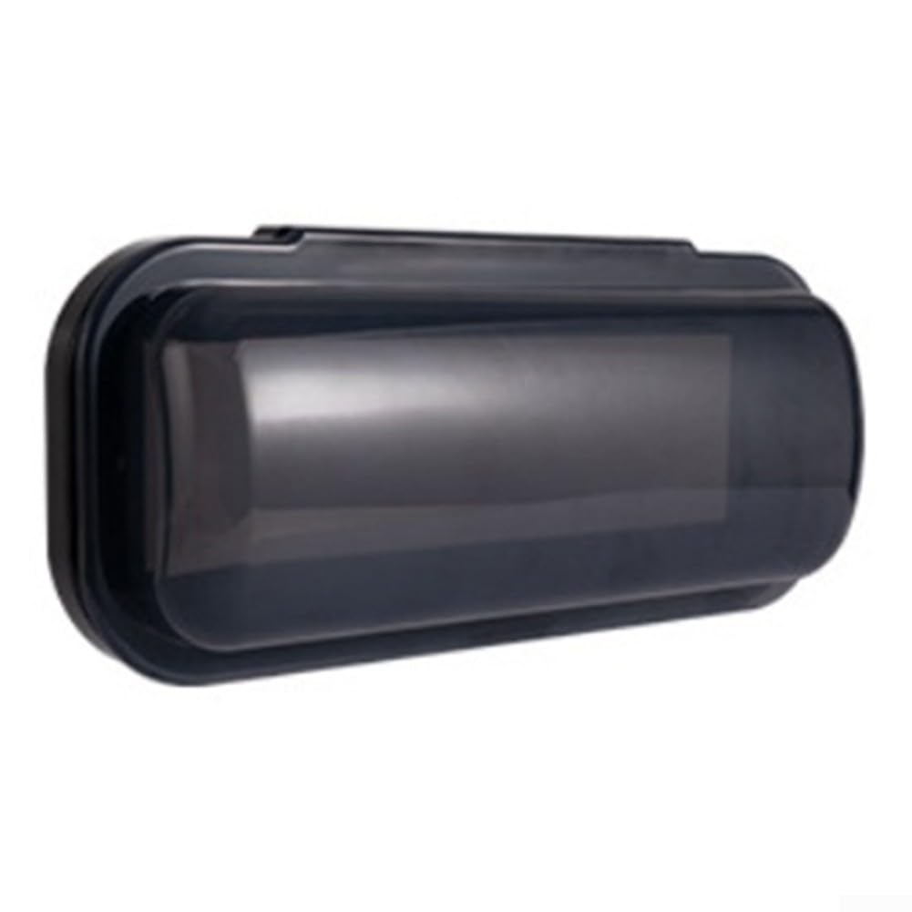 GLFLOW Water Resistant Boat Radio Cover with ABS Shell and Flip Up Spring for Marine Protection in Rough Sea Conditions