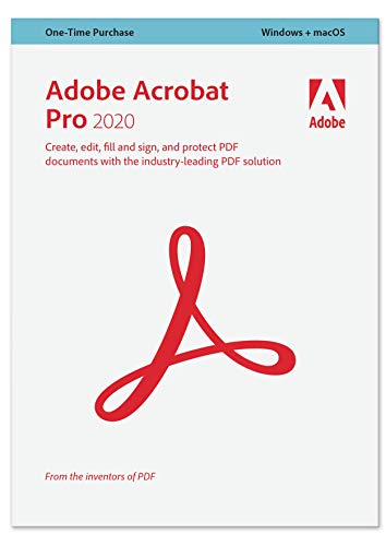 Adobe Acrobat Pro 2020 Classic Multilingual |Pro|1 Gerät|unbegrenzt|PC|Download|Download