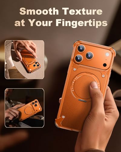 Étui iPhone 17 Pro Max orange cosmique idéal pour la vidéo nomade