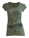 nintendo yoshi t shirt  Nintendo T-Shirt (Damen) -XL- Yoshi, grau