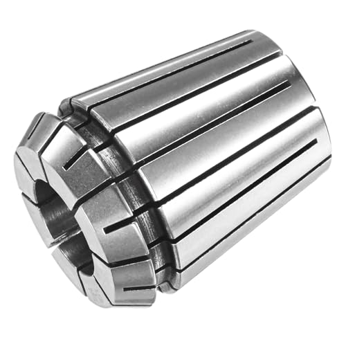 Image of M METERXITY ER32 Spring Collet, 40Cr Steel Spring Collet Chuck 16mm Clamping Diameter for CNC Engraving Machine/Lathe Milling Tool [Silver,1.6x1.3/ 40x33mm]