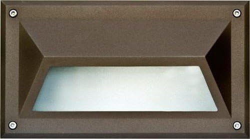 DSL1002-BZ Hooded Incand 120V Step Light, Bronze Finish