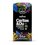 J. Hornig Kaffee gemahlen Bio & Fair Trade, GOFAIR Caritas&Du Bio Fairtrade, 1000g, langsam und schonend geröstet, perfekt für Filterkaffee, Frenchpress und Mokkakanne
