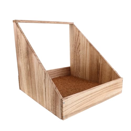 Chicken Nest Box Wooden Single Compartment for Poultry Ducks