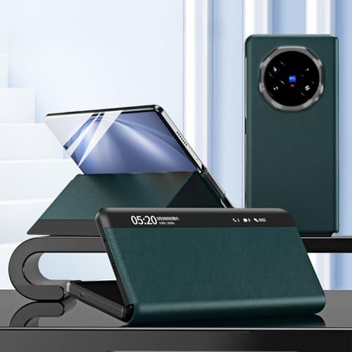 Étui à rabat Vivo X Fold 5 protection intégrale coque antichoc verte 2025