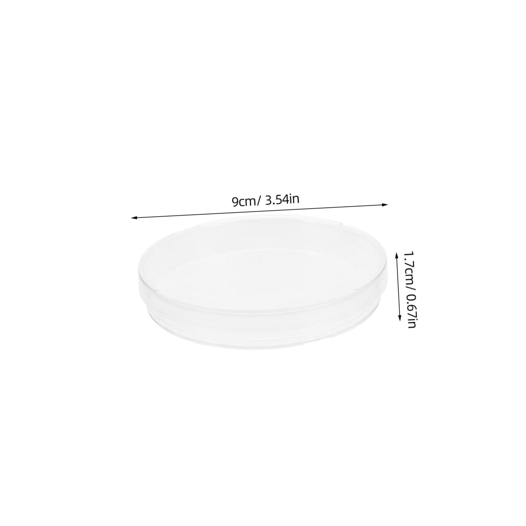 PRETYZOOM Ccurate Results 20pcs Petri Dishes Lids Cell Culture Tissue