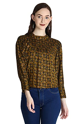 Image of DHRUVI TRENDZ Women's Regular Fit Shirt