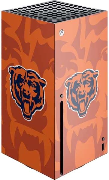 Skinit Decal Gaming Skin Compatible with Xbox Series X Console - Officially Licensed NFL Chicago Bears Double Vision Design