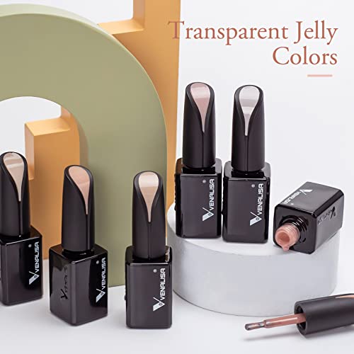 UV-Nagellack Venalisa 15ml in milchigem Grau für Nageldesign